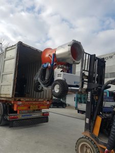 4 новых снегогенератора отправлены в адрес «Терминала Астафьева»